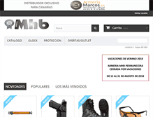 Tablet Screenshot of mhbcanarias.com